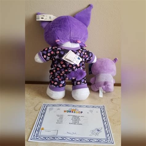 Build A Bear Toys Build A Bear Sanrio Purple Kuromi With Sleeper