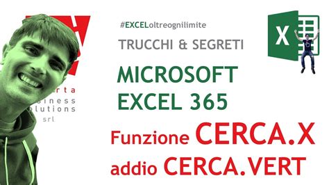 Excel Trucchi E Segreti Nuova Funzione Cerca X Addio Cerca