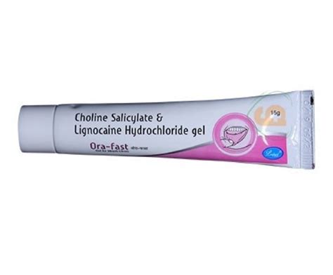 Ora Fast Choline Salicylate And Lignocaine Hydrochloride Gel For