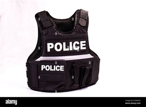 Police Kevlar Bullet Proof Vest Stock Photo Alamy