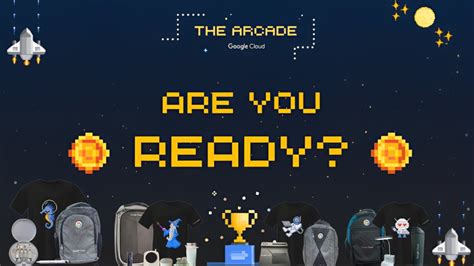 Google Cloud Qwiklabs Arcade Get Ready For The Prize Counter Swags