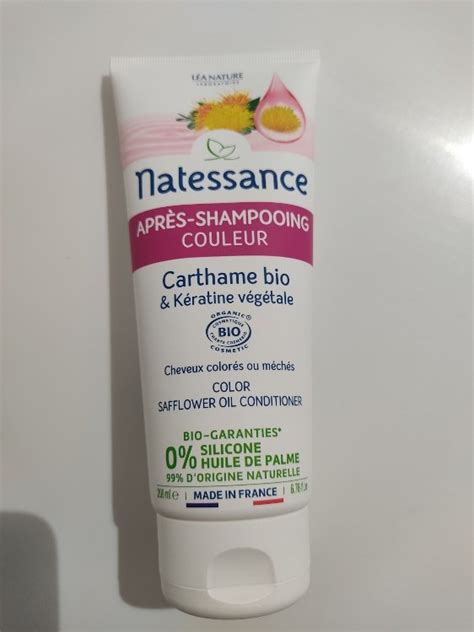 Natessance Apr S Shampooing Couleur Carthame K Ratine Bio Ml