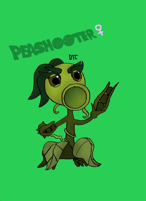 Fan-Made PvZ:GW Concepts - Female Peashooter by Rose-Supreme on DeviantArt