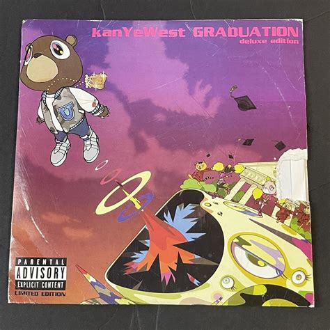 Kanye West Graduation Vinyl Record Cover is ripped... - Depop