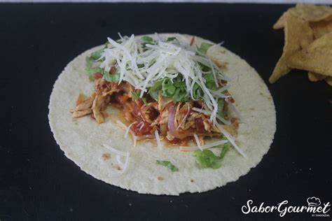 Tacos De Tinga De Pollo Auténtica Receta Mexicana