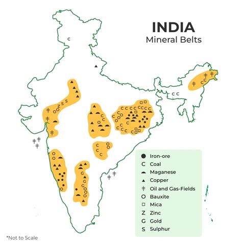 Mineral Distribution In India Map Dulcea Konstance