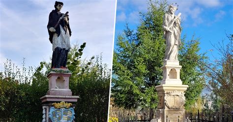 Luce Como En 1732 La Estatua De San Juan Nepomuceno Ha Recuperado Su Brillo