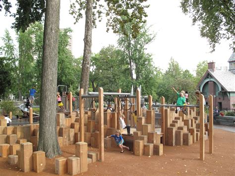 Cool Playgrounds Playground Design Wood Playground