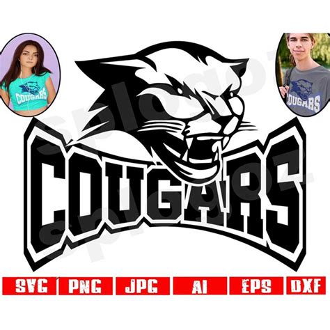 Cougars Svg Cougar Svg Cougars Png Cougars Mascot Svg Cougar Inspire