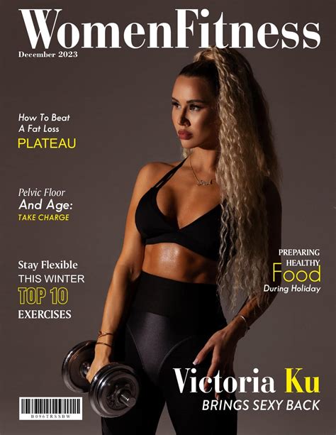 Women Fitness International Magazine December Victoria Ku