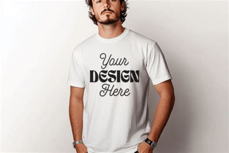 Gildan Male Model Mockup Designs Graphics