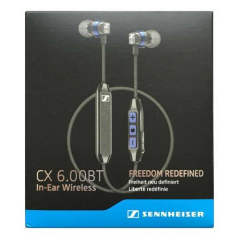 Sennheiser Cx Bt Bluetooth Wireless Earbud In Ear Earphones