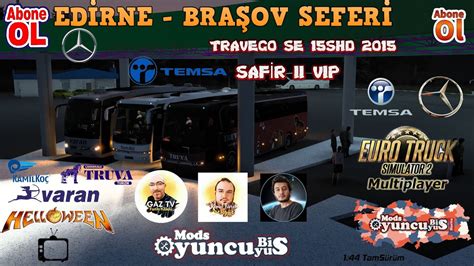 Temsa Safir II VIP MB Travego SE 15SHD 2015 Türkiyeden Avrupaya