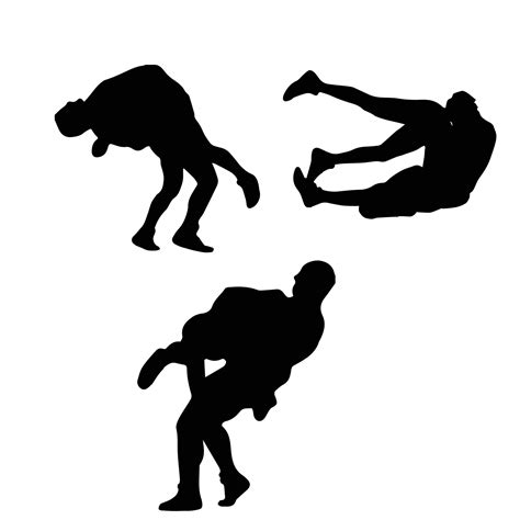 Wrestling silhouette Art 7194233 Vector Art at Vecteezy