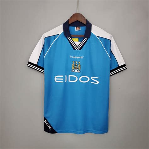 Camiseta Local Retro Manchester City Trizhop