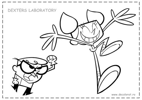 Dibujo De El Laboratorio De Dexter Para Colorear Y Pintar