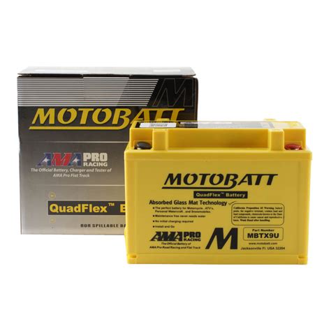 Motobatt Battery Quadflex AGM MBTX9U Alpha Moto NZ