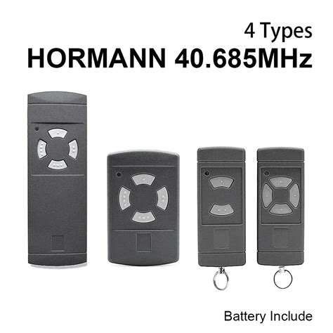 40 685 MHz Hormann HSM2 HSM4 HSE2 Porte De Garage T L Commande 40MHz