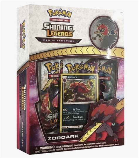 Shining Legends Pin Collection Zoroark Collector Card Packs And Sets