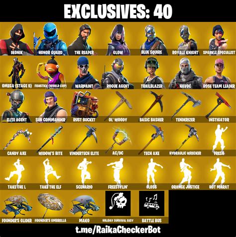 Pc Xbox Psn Ikonik The Reaper Fortnite Konto Safe Best Skins Mit