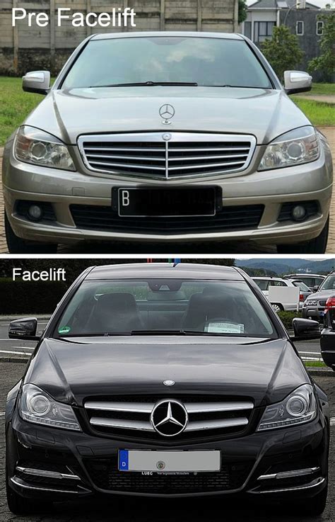 MERCEDES BENZ W204 FACELIFT VS. PRE FACELIFT