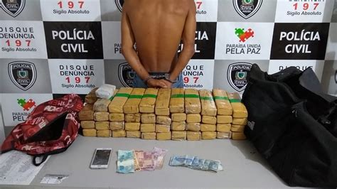 Homem é Preso Em Flagrante Com Cerca De 30 Kg De Droga Em Patos No