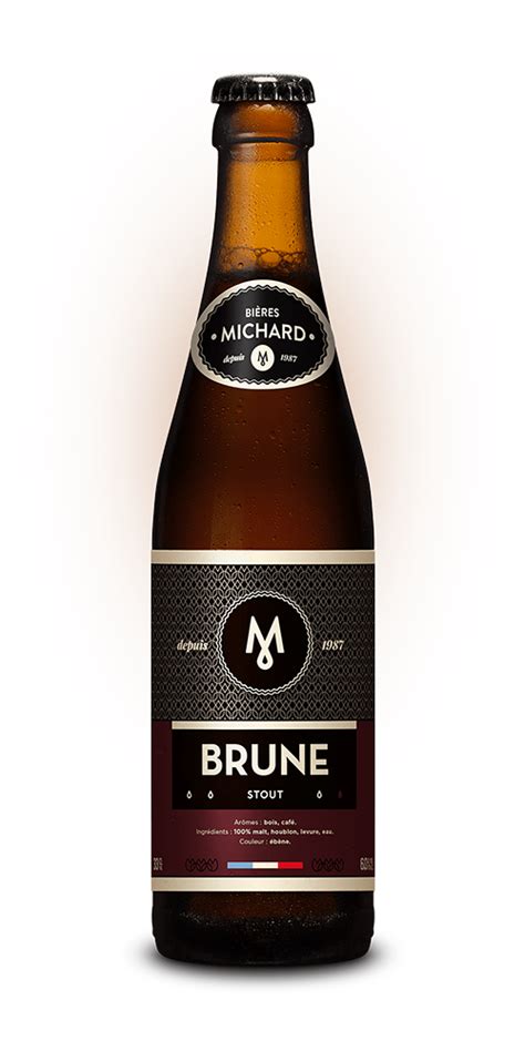 Bière brune 33 Cl Maison Michard