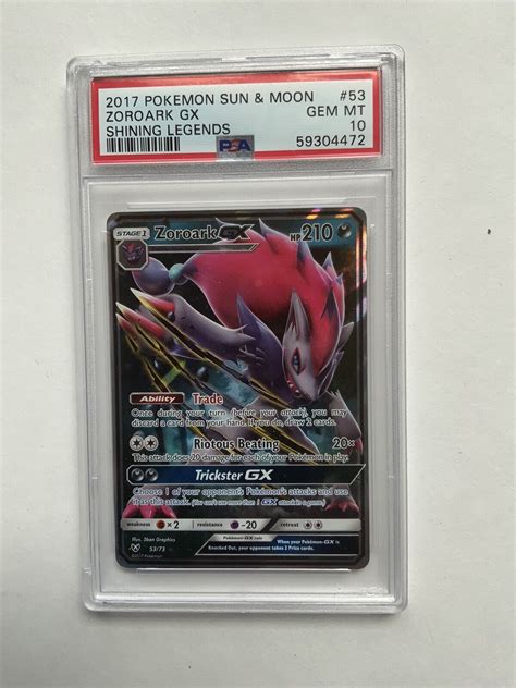 Pokémon TCG Zoroark GX Shining Legends 53 73 Holo Ultra Rare eBay