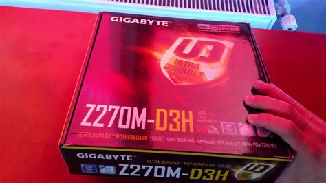 Gigabyte Z270M D3H Specificatii RO YouTube