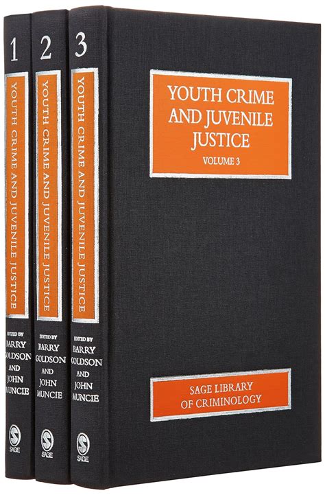 Youth Crime And Juvenile Justice Sage Library Of Criminology Uk Goldson Barry