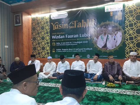 Suasana Haru Pb Al Washliyah Adakan Baca Yaasin Tahlil Dan Doa Untuk