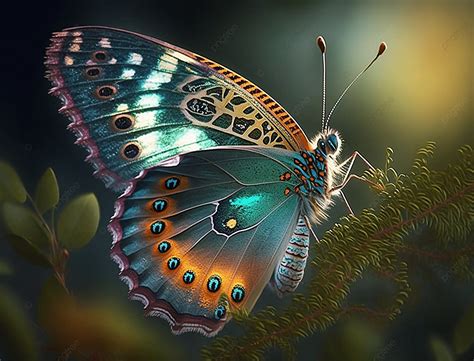 Flying Insect Colorful Colorful Background, Grass, Butterfly, Insect ...