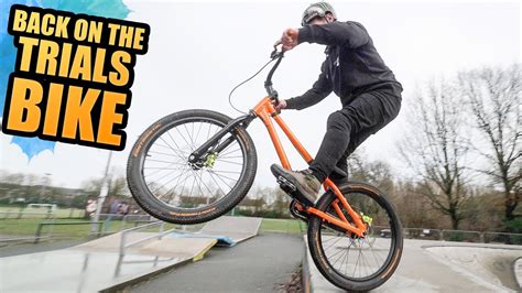 Back On The Trials Bike Urban Mtb Trial Riding Youtube