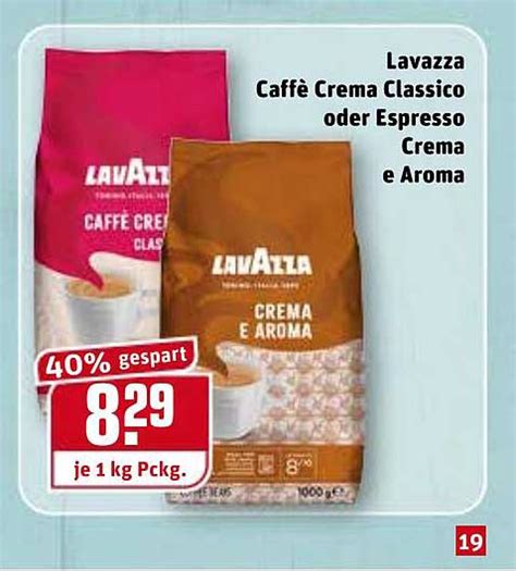 Lavazza Caffe Crema Classico Oder Espresso Crema E Aroma Angebot Bei Rewe