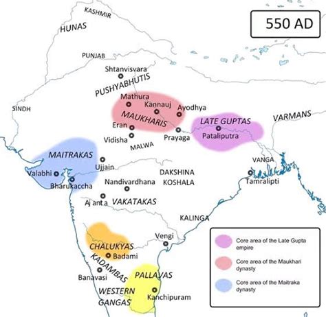 5 Most Important Maps For History 1 Mahajanpadas 2 Mauryan Empire 3