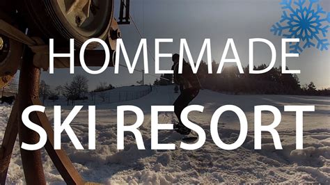 Moravians Homemade Ski Resort Build And Crash Youtube