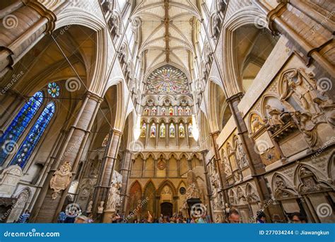 Westminster Abbey Interior, London, UK Editorial Stock Image - Image of ...