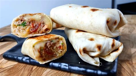 Como Fazer Burritos Mexicanos Super FÁcil Youtube