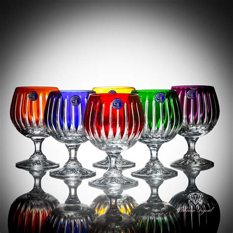 Colored Crystal Wine Glasses