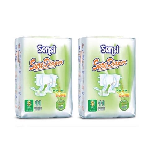 Jual SENSI ADULT SURE DIAPER S11 Pack Isi 11 Pcs Popok Perekat