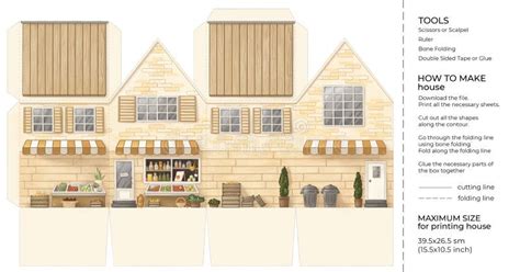 Paper Doll House Template