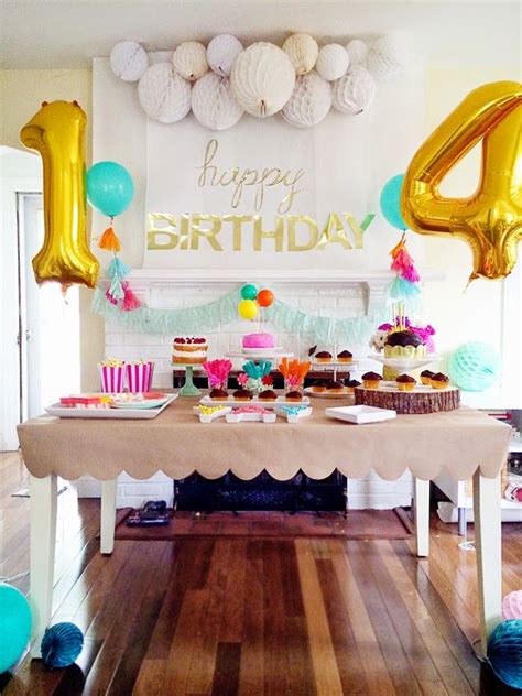 Pin By Tchouchou Tou On Party 14th Birthday Party Ideas Double