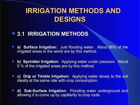 Ppt On Irrigation