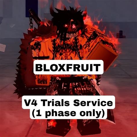 PROMOTION !! Bloxfruit ‼️V4 TRIALS‼️ 1 PHASE ONLY EACH BUY | Shopee ...