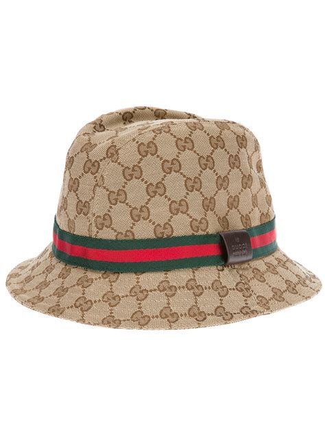 Gucci Classic Fedora In Beige For Men Lyst