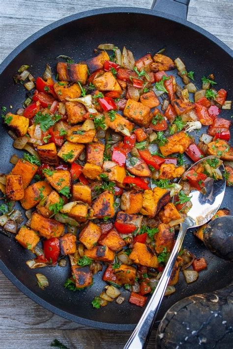 Vegetarian Sweet Potato Hash Two Kooks In The Kitchen