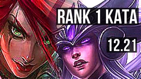 KATA Vs SYNDRA MID Rank 1 Kata 900 Games Legendary 12 3 11 KR