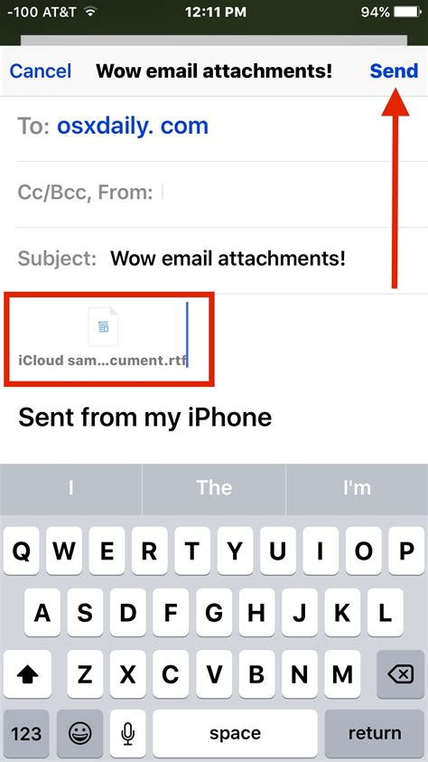 How To Add Email Attachments In Mail For Iphone And Ipad