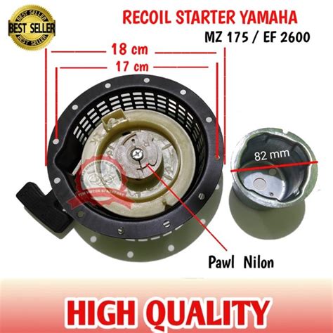 Jual Recoil Starter Tarikan Engkol Mesin Genset Yamaha Mz175 Ef 2600