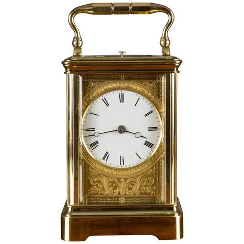 Antique French Brass Carriage Clock For Sale At Stdibs French